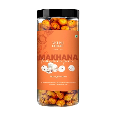 Flavored Makhana – Lime Peri Peri 90gm Jar-VD-MAKHANA-PP-90J
