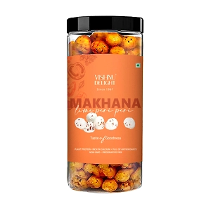Flavored Makhana – Lime Peri Peri 90gm Jar
