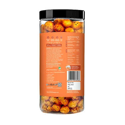 Flavored Makhana – Lime Peri Peri 90gm Jar-1