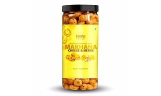 Flavored Makhana – Cheese & Herbs 90gm Jar