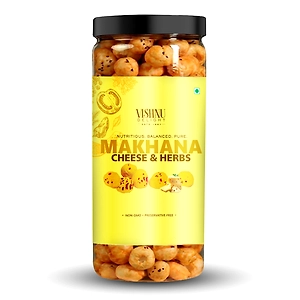 Flavored Makhana – Cheese & Herbs 90gm Jar