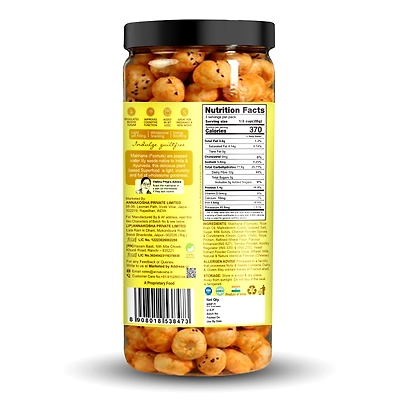 Flavored Makhana – Cheese &amp; Herbs 90gm Jar-1