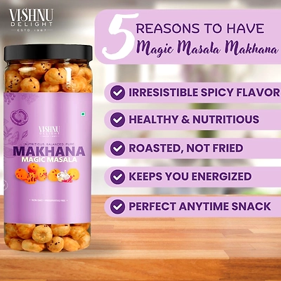 Flavored Makhana – Magic Masala 90gm Jar-5