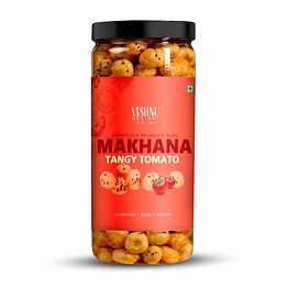 flavored makhana – tangy tomato 90gm jar