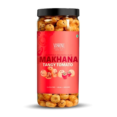 Flavored Makhana – Tangy Tomato 90gm Jar-VD-MAKHANA-TT-90J