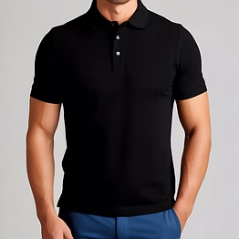 jija men's classic polo t shirt