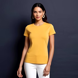 jija women's everyday essential round neck half sleeve cotton t-shirt
