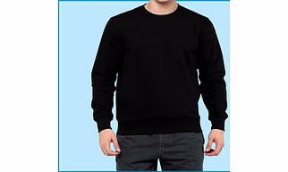 Men’s Classic 100% Cotton Looper Knit Sweatshirt