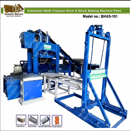 automatic multi brick & block making machine with stacker