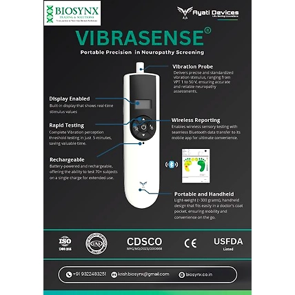 Vibrasense - Advanced Neuropathy Screening Device/Digital Biothesiometer-3