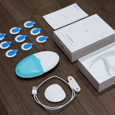 mintti health mintti heartbook – wearable ecg & cardiac monitor