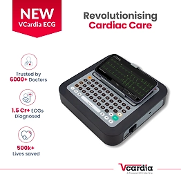 Tricog Vcardia – Portable 12-Lead ECG Machine