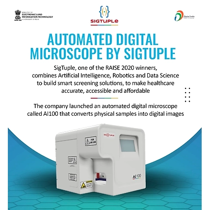 SigTuple AI100 – AI-Powered In-Vitro Diagnostic Device for Peripheral Blood Smear &amp; Urine Microscopy-1