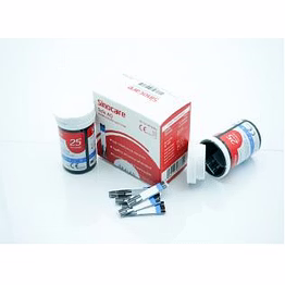 sinocare blood glucose strips – 50 pcs (for mintti vision & compatible devices)