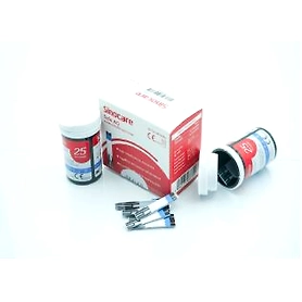 Blood Glucose Strips – 50 Pcs (For Mintti Vision & Compatible Devices)
