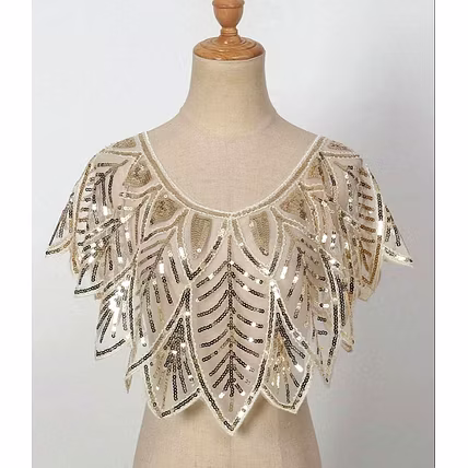 Ladies embroidery cape-4