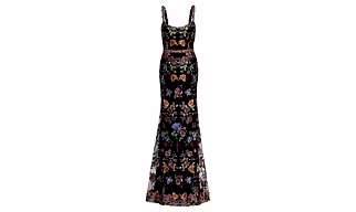 PRINTED LONG DRESS