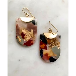 resin earrings