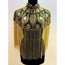 embroidery cape