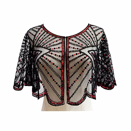 ladies embroidery cape
