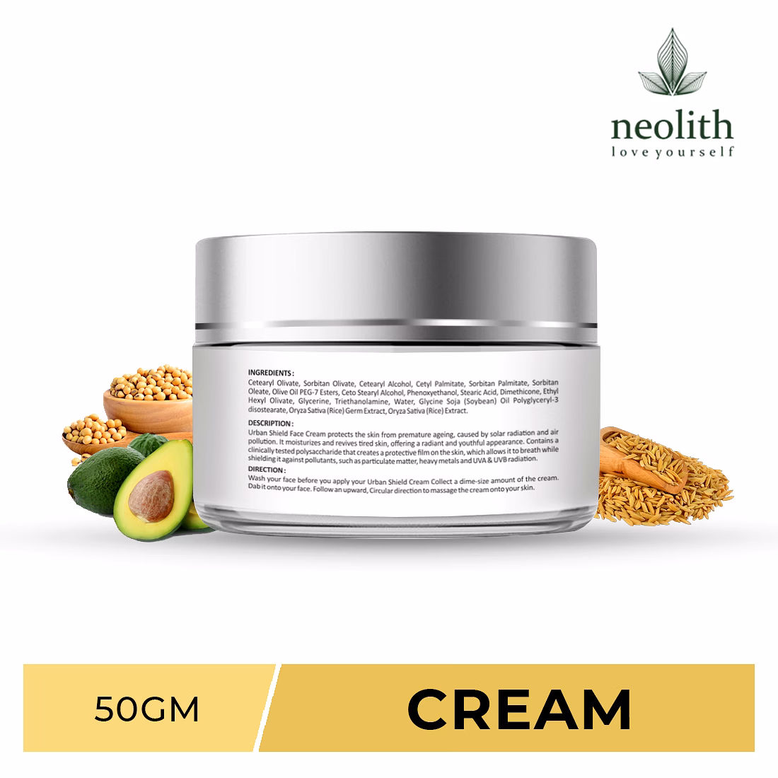 Neolith Avocado Urban Shield Cream 30gm image 1