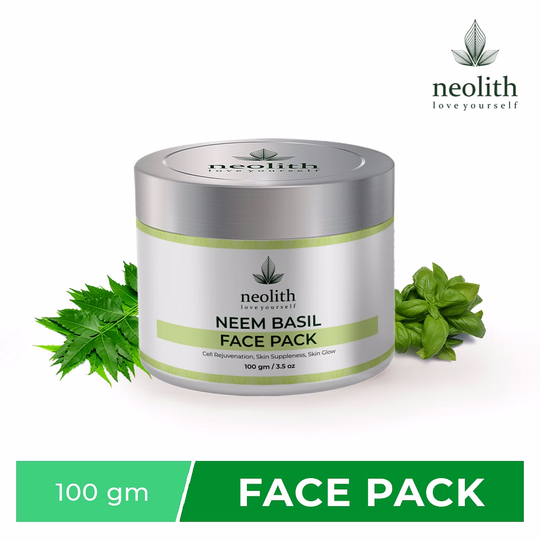 Neolith Neem Basil Face Pack 100gm image 4