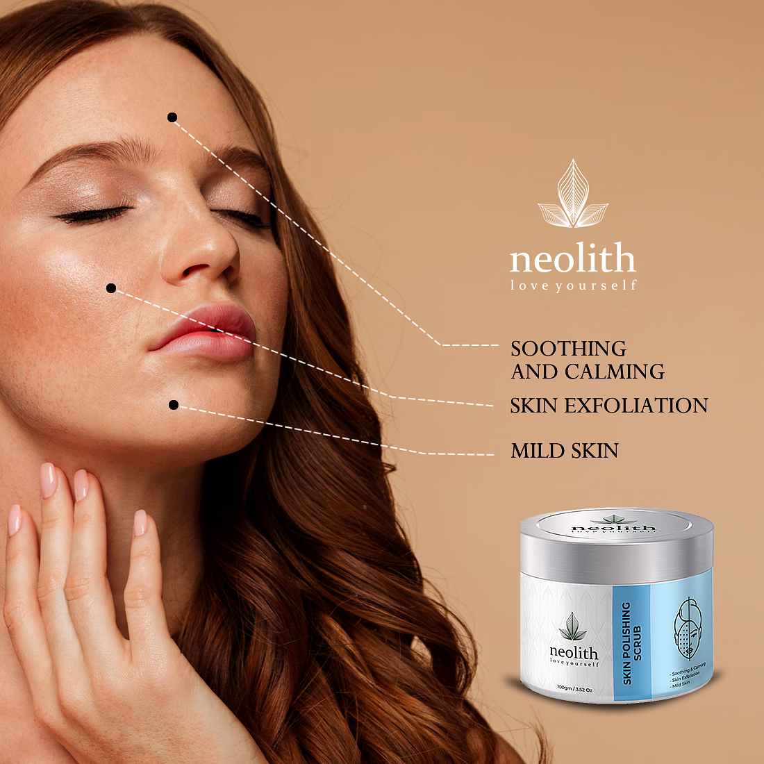 Neolith Skin Polishing Face Scrub 100gm image 2