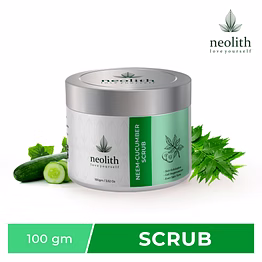 neolith neem cucumber scrub 100gm