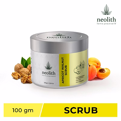 neolith apricot walnut scrub 100gm