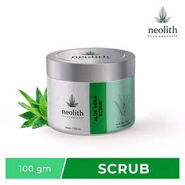neolith aloe vera face scrub 100gm