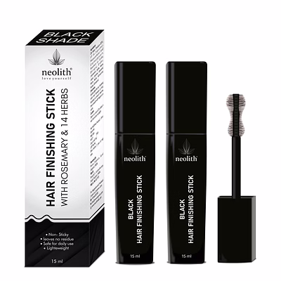 neolith black hair finishing stick set of 2