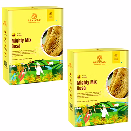 revival foods mighty mix dosa pack of 2 400g