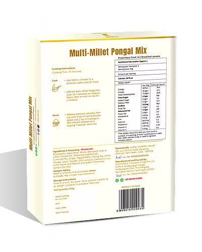Multi-Millet Pongal Mix Pack Of 2 400g-2
