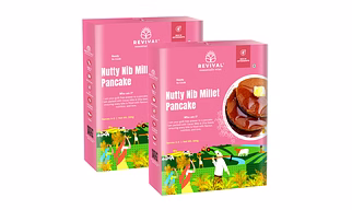 Nutty Nib Millet Pancake Mix Pack Of 2 400g