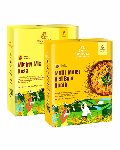 Multi-Millet Bisi Bele Bhath with Dosa 400g-GT-0009