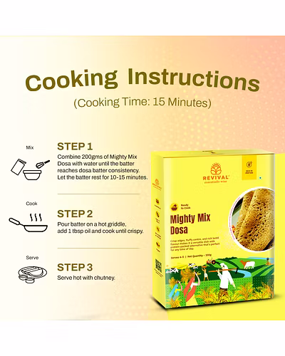 Multi-Millet Pongal Mix with Dosa 400g-4