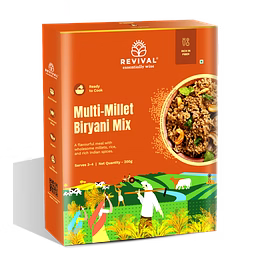 revival foods multi-millet biryani mix 200g
