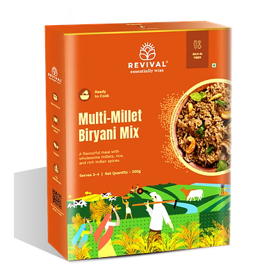 revival foods multi-millet biryani mix 200g