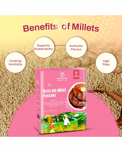 Nutty Nib Millet Pancake Mix 200g-3