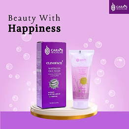 clinoface waterless facewash
