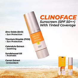 clinoface tinted sunscreen
