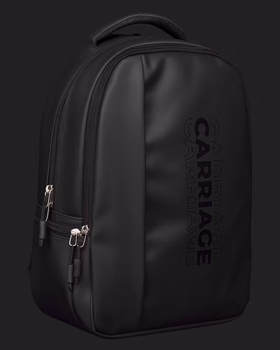 CARRIAGE Vertical Backpack-Maroon-3