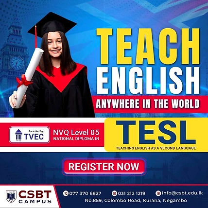 Teaching English as a Second Language. ( TESL NVQ LEVEL 5)-1036145-df138d9f