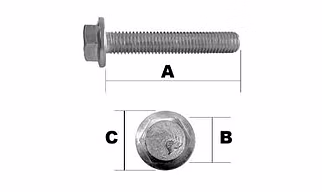 Hex Flange Bolts & Screws