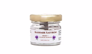 ANAGHAYA KASHMIRI SAFFRON - PREMIUM GRADE A+ ALL RED SAFFRON THREADS, GI TAG VERIFIED- IDEAL FOR TEA, PAELLA, RICE, DESSERTS, GOLDEN MILK, AND RISOTTO- 2 G