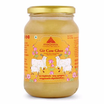anaghaya clarified butter (gir cow ghee) - 500 ml