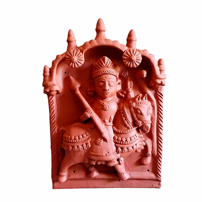 molela terracotta art panel 13x9 inches / prosperity