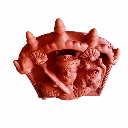 Molela Terracotta Art Panel 13x9 inches / Prosperity-2
