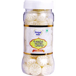 delight nuts litchi candy 200 gm