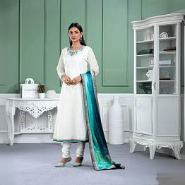 daily comfort wear churidar suit – pure cotton